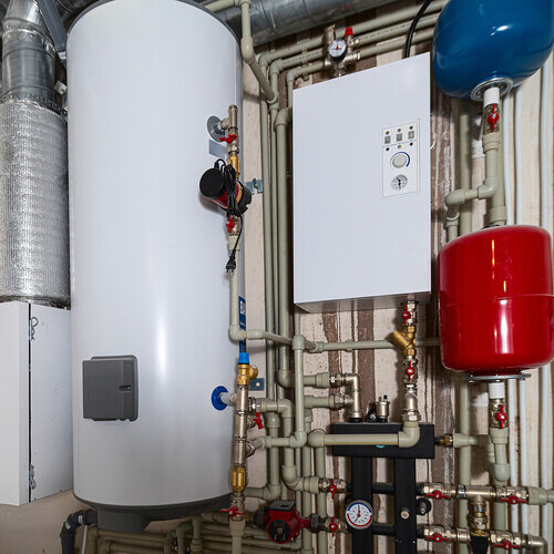 tanked natural draft water heater